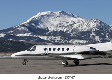 Citation Jet In The Mountains