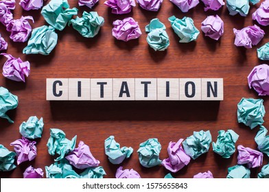 Citation Word Concept On Cubes