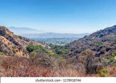 Cities Of Inland Empire In The Distance From View From California Mountains