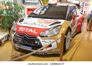 Citroen DS3 WRC Of The Year 2013 In The Manoir De L'Automobile, Lohéac, Brittany, France, 08-01-2022