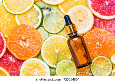 Citrus Fruit Vitamin C Serum Oil Beauty Care, Anti Aging Natural Cosmetic.