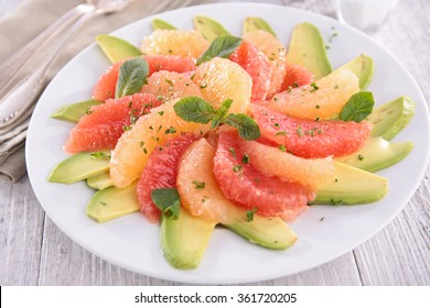 Citrus Salad With Orange,grapefruit And Avocado