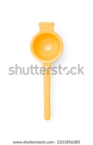 Citrus Squeezer Top Down Isolated on white background with shadow