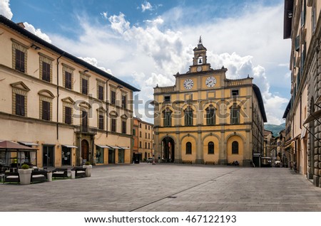 Citta di Castello (Umbria) Piazza Matteotti Foto d'archivio © 