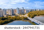 City of Aracaju in the State of Sergipe in Brazil Seen from above with a Drone - Cidade de Aracaju no Estado de Sergipe no Brasil Visto de cima com Drone