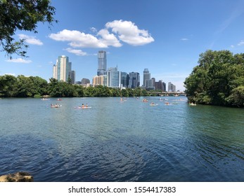 City Of Austin View From Ladybird Lake