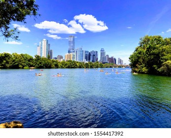 City Of Austin View From Ladybird Lake