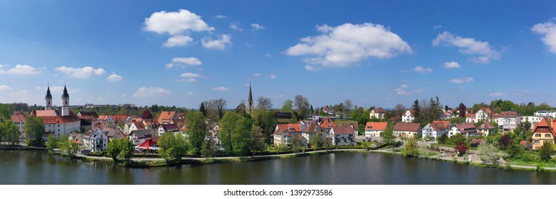 The city of Bad Waldsee from above