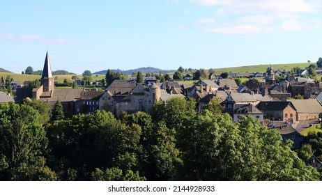 City Of Besse In The Sancy Massif In Auvergne