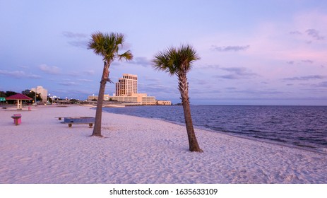 The city of Biloxi on the Mississippi Gulf Coast in February 2020