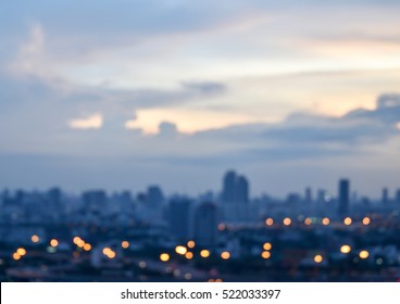 City Blur Background, City Bokeh Light