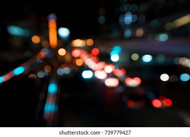 city blur bokeh background