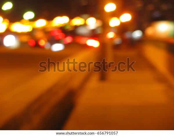 city blurred road night\
