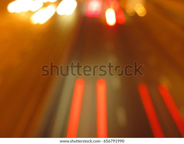 city blurred road night\
