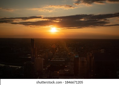 The City Of Brotherly Love From Atop The One Liberty Observation Deck At Sunset