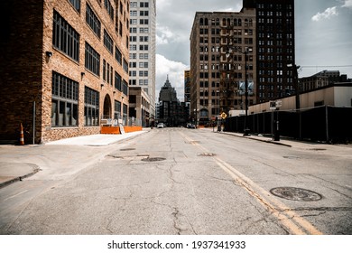 City Buildings In Downtown Detroit 