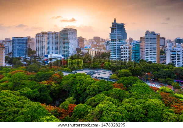 City buildings in Santo Domingo