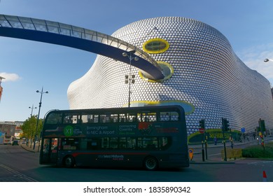 City Bus And Bullring Shopping Mall In Birmingham, October 15, UK 2020