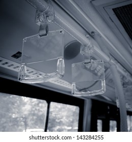 city bus dandle for standing passenger - Shutterstock ID 143284255
