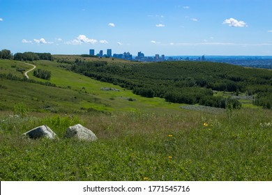 City Of Calgary From Nose Hill Park