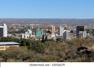 The City Centre Of Windhoek In Namibia