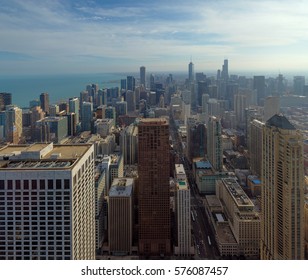 City Of Chicago, Skyline At Noon, Illinois, USA