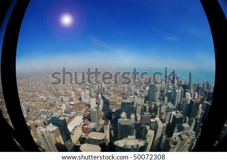 Similar – Skyline of Chicago Town