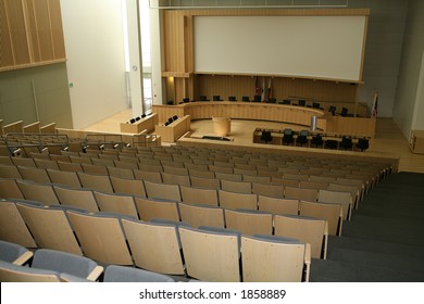 City Council Meeting Room Interior