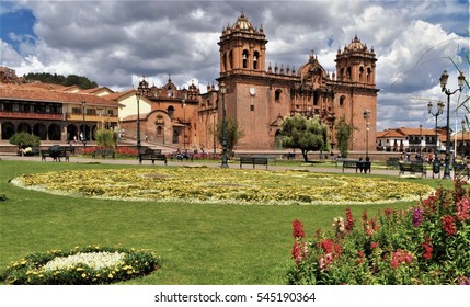 The City Of Cusco In Peru