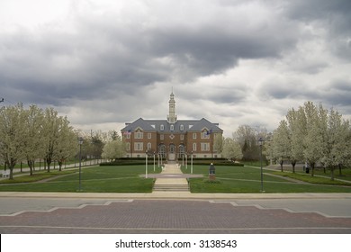 City Hall Building In Carmel, Indiana