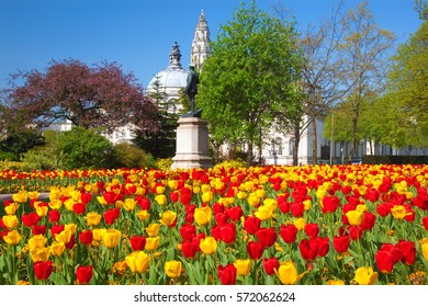 City Hall, Cathays Park, Cardiff, Wales, UK