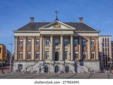 City hall in the center of Groningen, Holland
