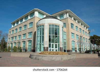 City Hall,, City Of Hayward, California Rear View