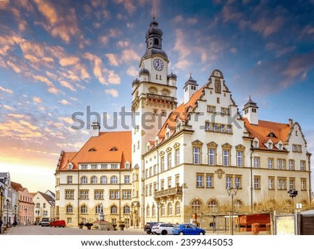 City hall, Old city of Doebeln, Saxony, Germany  Stock photo © 