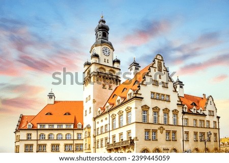 City hall, Old city of Doebeln, Saxony, Germany  Stock photo © 