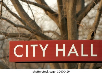 City Hall Sign