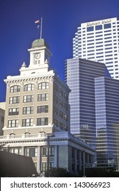 City Hall And Tampa Skyline, Tampa, Florida