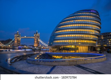 City Hall and Tower Bridge London