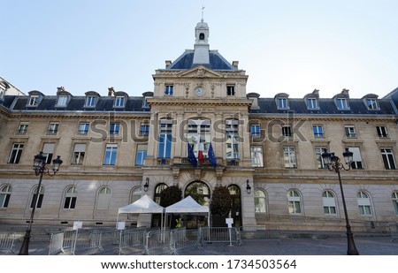 City hall of the XV arrondissement in Paris - France