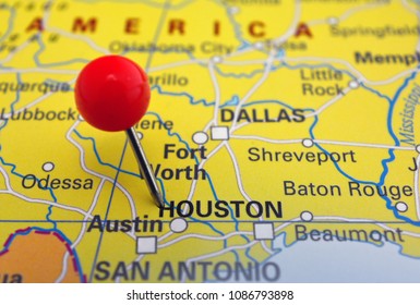 274 Houston pin on map Images, Stock Photos & Vectors | Shutterstock