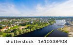 City Of Joensuu Landscape Sky Town Drone Above View
