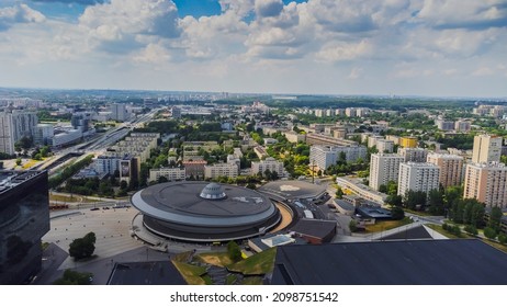 The City Of Katowice In The Summer Rays Poland Europe Upper Silesia Jule 2021