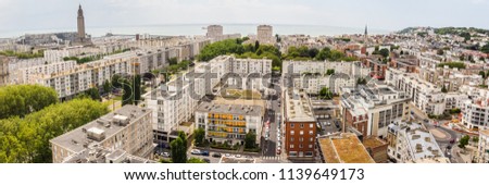 the city of Le Havre, in Normandy