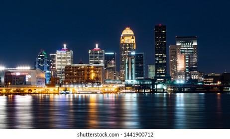 Skyline Louisville By Night Louisville Kentucky Stock Photo (edit Now 