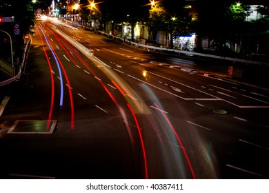 City Lights At Night Time, Tokyo