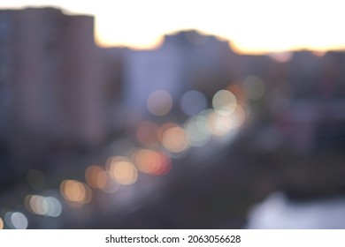 city lights out of focus - Shutterstock ID 2063056628