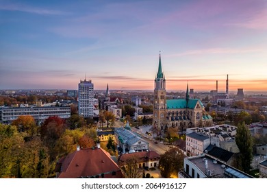 City of Lodz, Poland- city panorama.