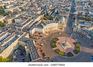 The City Of Lodz, Poland - View Of Freedom Square