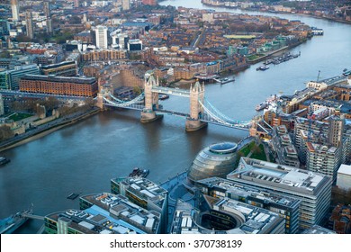  City Of London Panorama, Office And Banking District Arial View