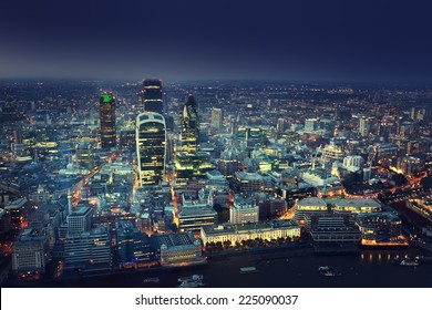 City of London At Sunset
